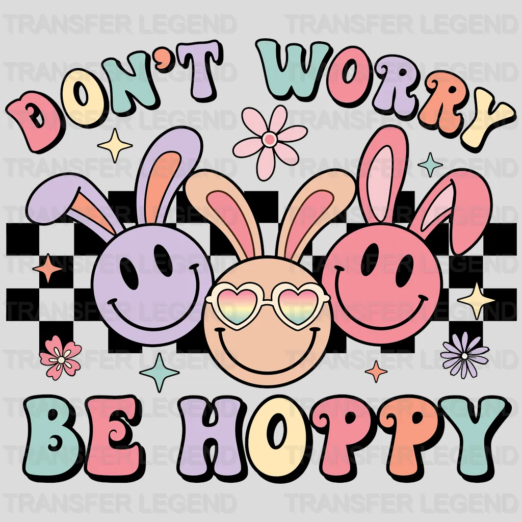 Don't Worry Be Hoppy Design- DTF heat transfer - transferlegend