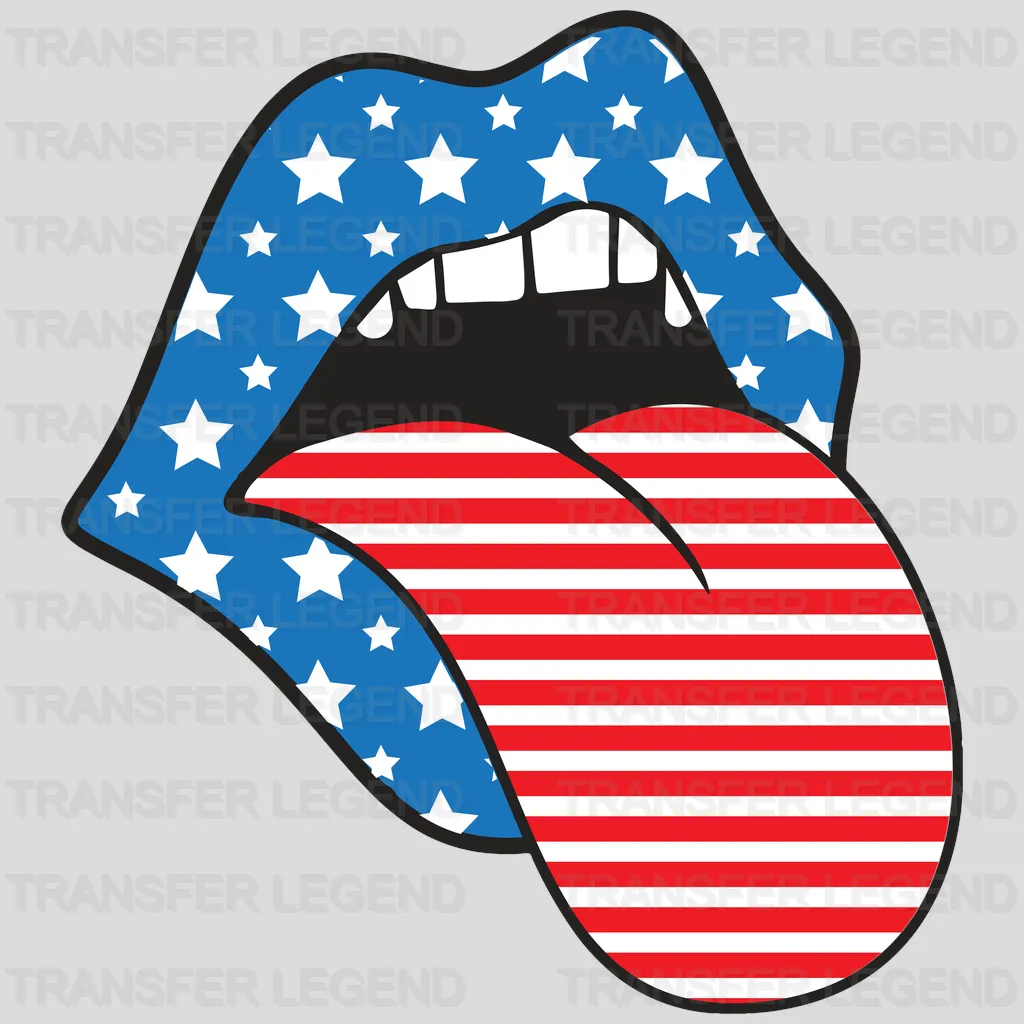 American Tognue Flag DTF Transfer - transferlegend