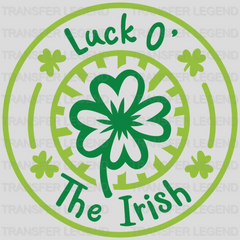 Luck'O Irish St. Patrick's Day Design - DTF heat transfer - transferlegend