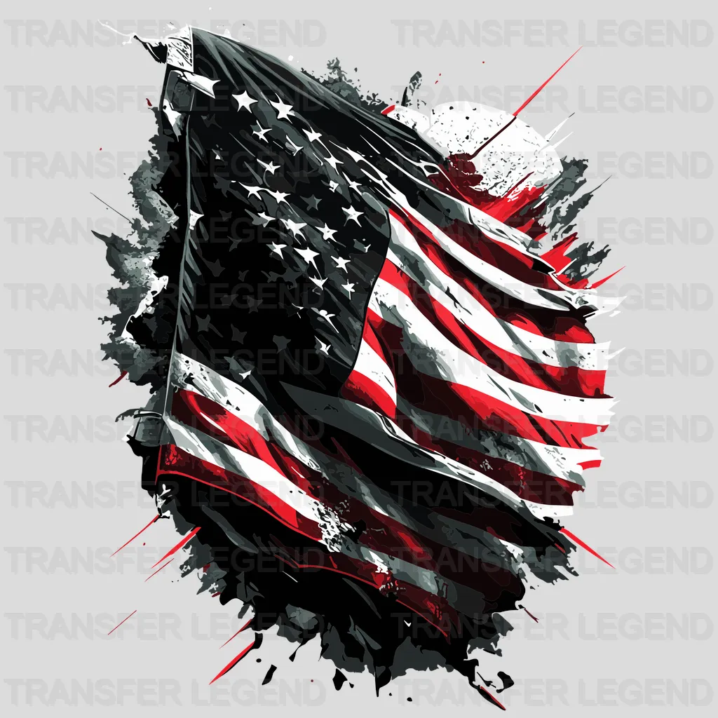 Good Vibes Always USA Design - DTF Heat Transfers - transferlegend