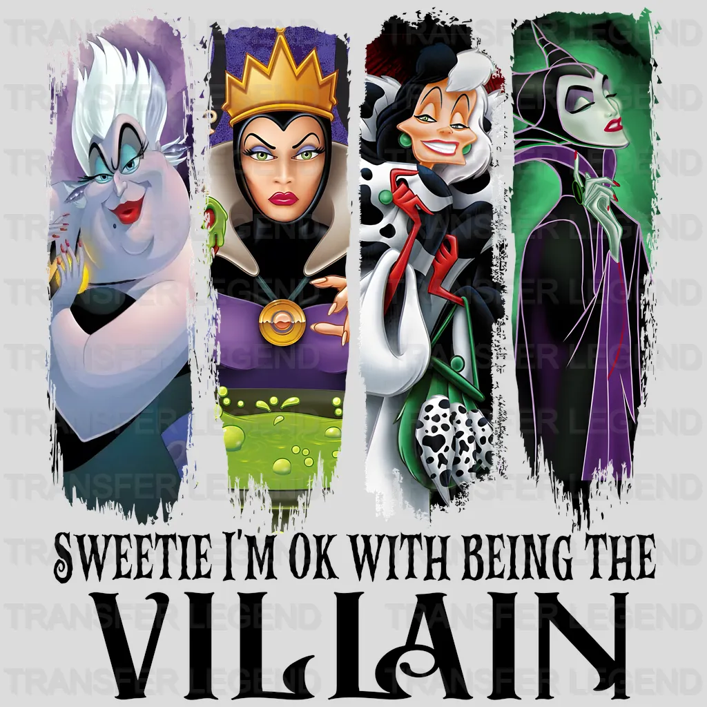 Always Be A Villain  Disney Designs - DTF Heat Transfers