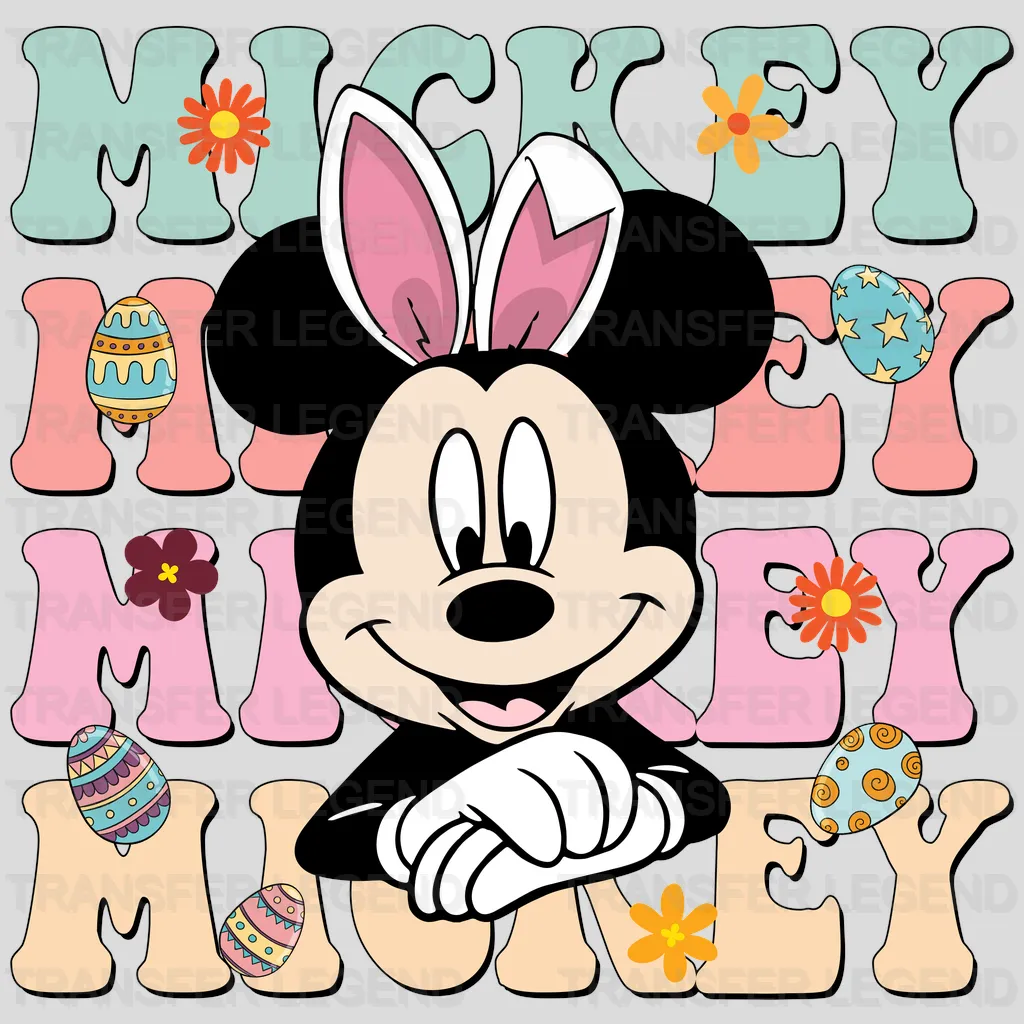 Easter Disney Mickey Stack Design - DTF heat transfer - transferlegend