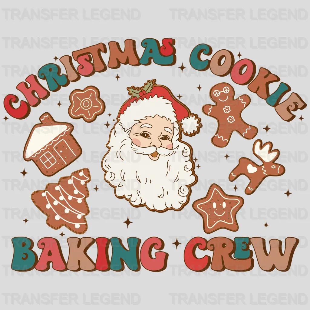 CHRISTMAS COOKIE BAKING CREW Christmas Design - DTF heat transfer - transferlegend