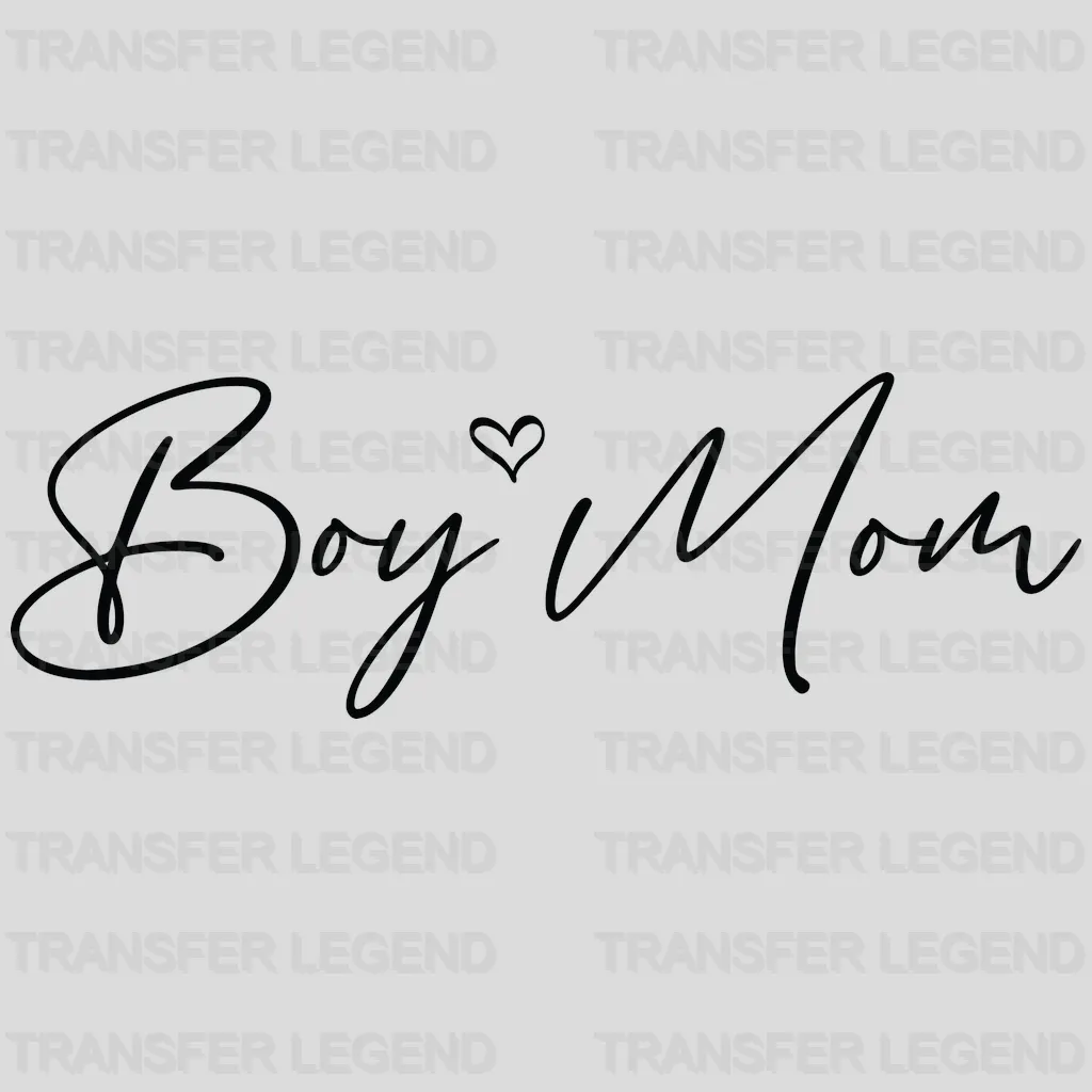 Boy Mom - Mothers Day - Pregnancy Announcement Design - DTF heat transfer - transferlegend