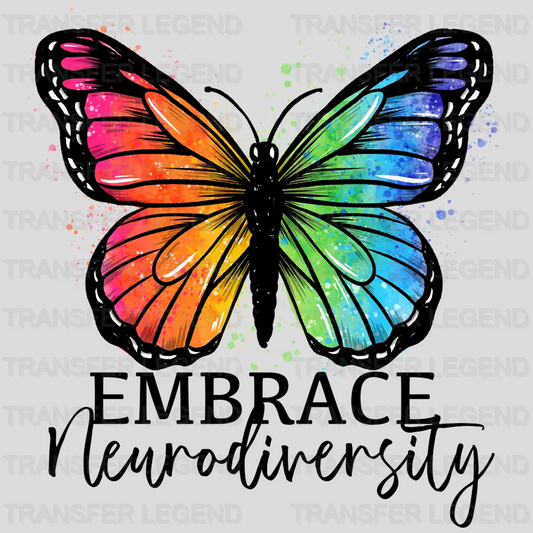 Embrace Neurodiversity Design - DTF heat transfer - transferlegend