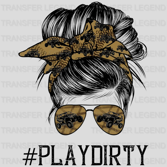 Play Dirty Bandana Sunglasses - Cool Mom - Cute Mom - Design - DTF heat transfer - transferlegend