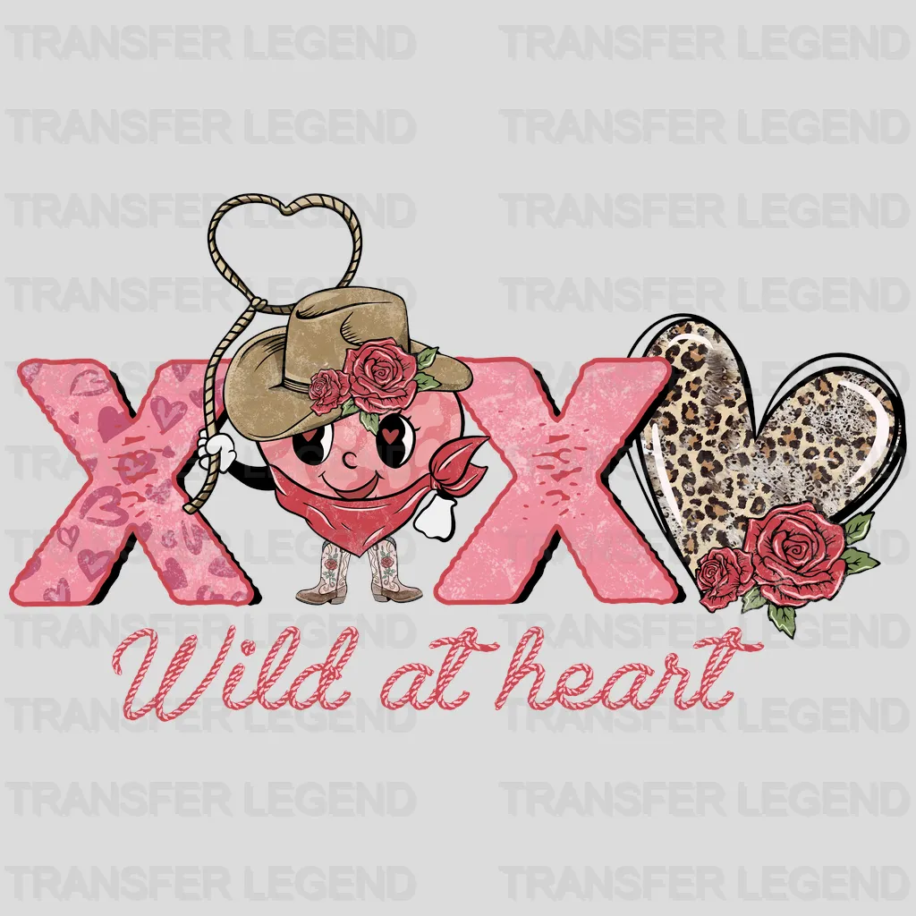 WILD AT HEART XO XO - DTF heat transfer - transferlegend