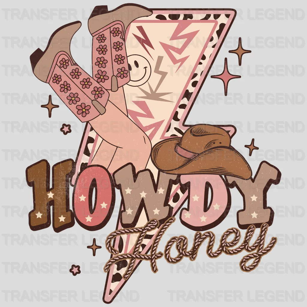 HOWDY HONEY YALL - DTF heat transfer - transferlegend