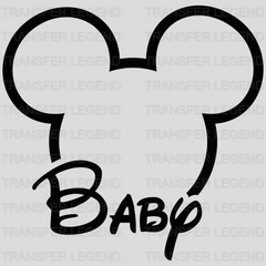 Disney Family Mickey and Minnie Ears Design - DTF heat transfer - transferlegend