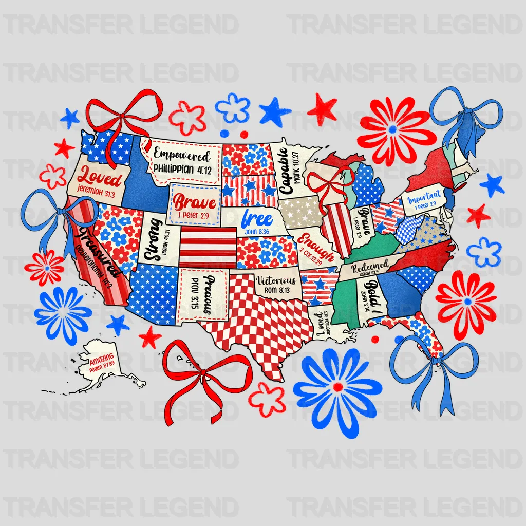 Independence Day 4th July Design - DTF Heat Transfers - transferlegend