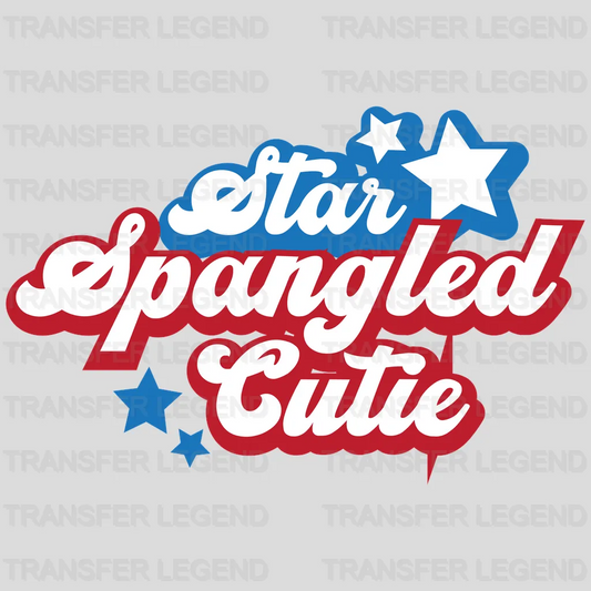 Star Spangled Cutie DTF Transfer - transferlegend