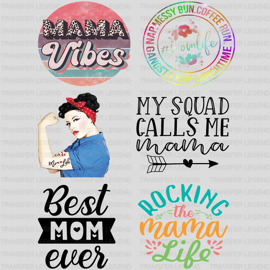 Mother's Day -Premade Gang sheet - 6 PCS 10 INCH - transferlegend