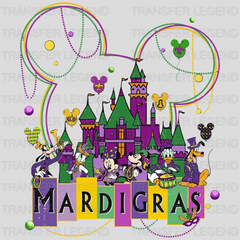 Disney Mardi Gras Design- Mardi Gras DTF heat transfer - transferlegend