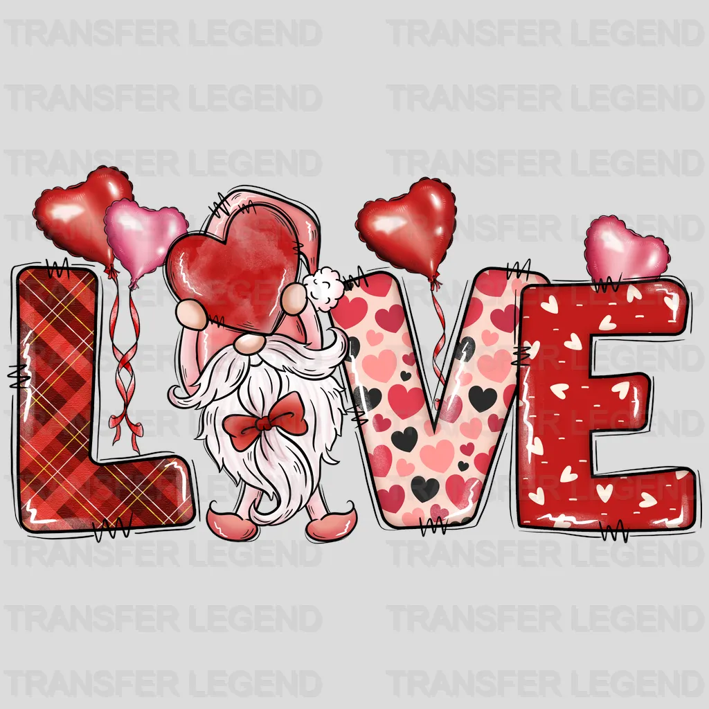 LOVE HEART DESIGN - DTF heat transfer - transferlegend