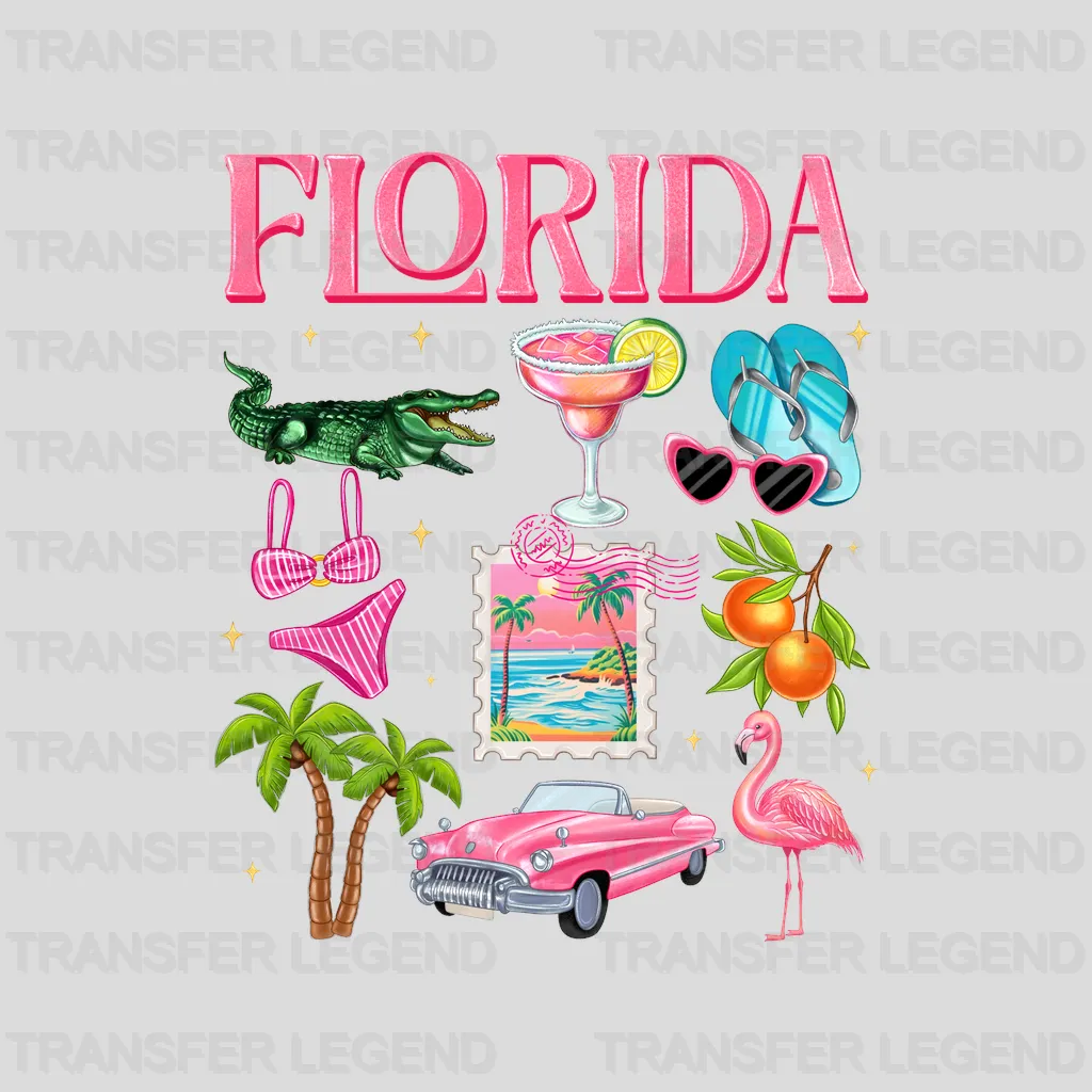 Florida Summer Design - DTF Heat Transfers - transferlegend