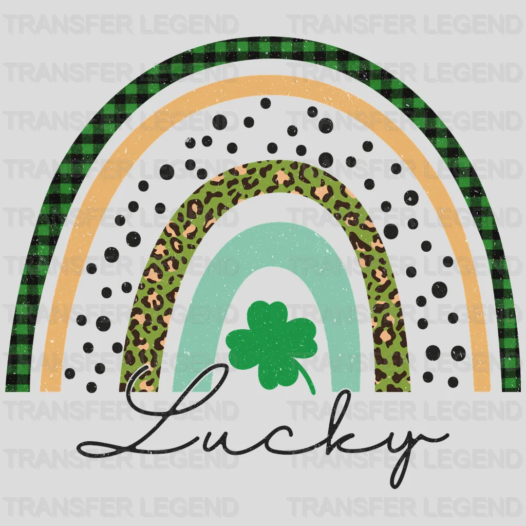 Lucky Rainbow St. Patrick's Day Design - DTF heat transfer - transferlegend