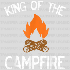 Funny King of the Campfire Design - DTF heat transfer - transferlegend