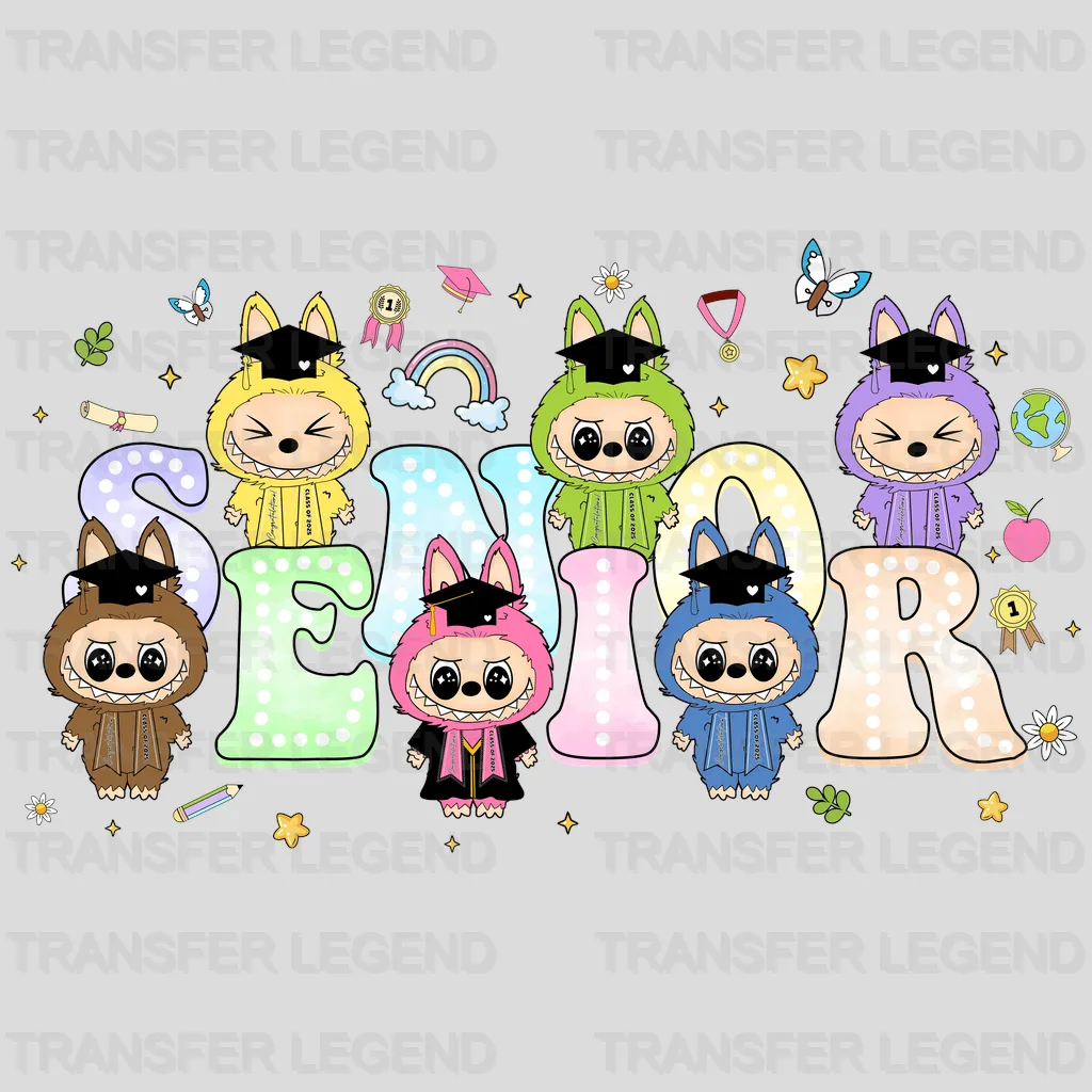 Senior Class 2 Labubu Design - DTF Heat Transfers