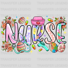 Nurse Easter Design - DTF heat transfer - transferlegend