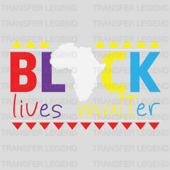 Black Lives Matter - BLM design DTF heat transfer - transferlegend