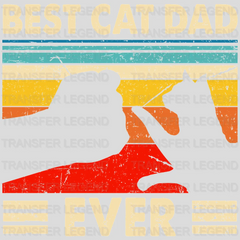 Best Cat Dad Ever Design - DTF heat transfer - transferlegend