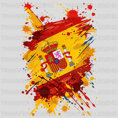 Spain Flag Design - DTF Heat Transfer - transferlegend