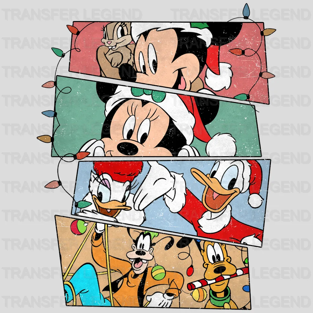 Cartoon Christmas Design - DTF heat transfer - transferlegend