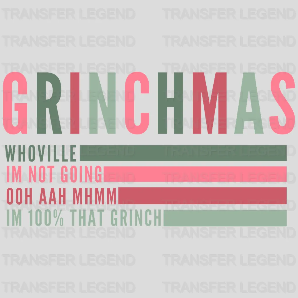 GRINCHMAS Christmas Design - DTF heat transfer - transferlegend