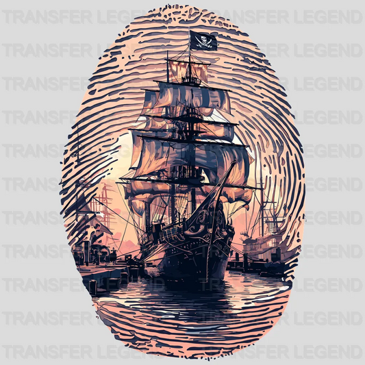 Ship Is Ready Pirate Design - DTF Heat Transfer - transferlegend