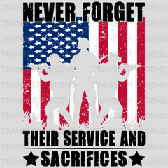 Their Service And Sacrifice- Memorial Day DTF Transfer - transferlegend