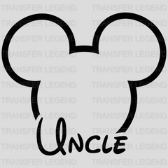 Disney Family Mickey and Minnie Ears Design - DTF heat transfer - transferlegend