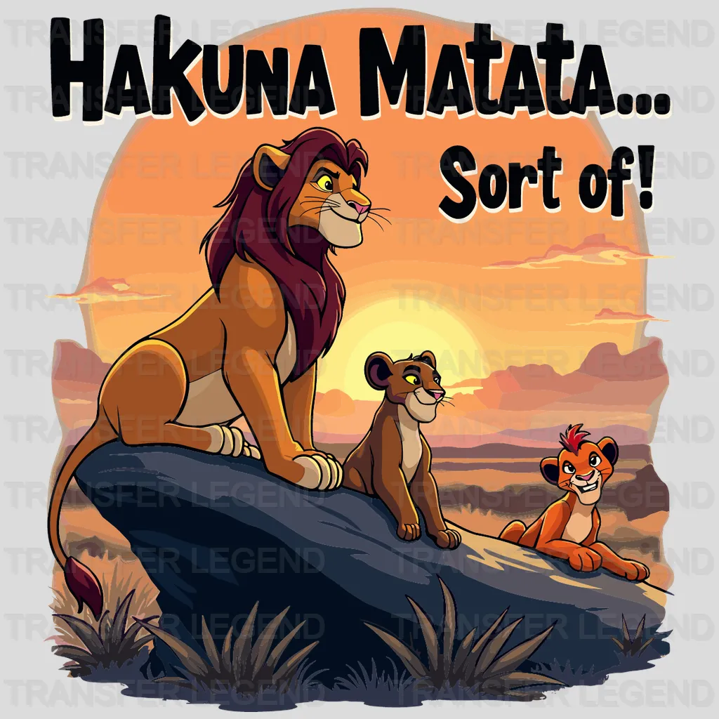Hakuna Matata Sort Of Disney Designs - DTF Heat Transfers