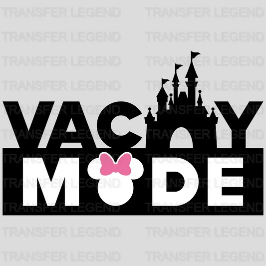 Vacay Mode Mouse And Min Design - DTF heat transfer - transferlegend