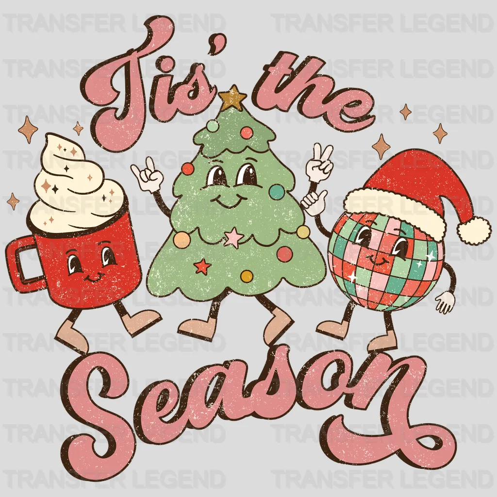 Tis' the Season Christmas Design - DTF heat transfer - transferlegend