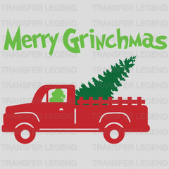 Merry Grinch Car Tree Design, Christmas Design - DTF heat transfer - transferlegend