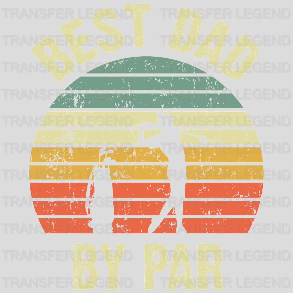 Best Dad By Par Design - DTF heat transfer - transferlegend