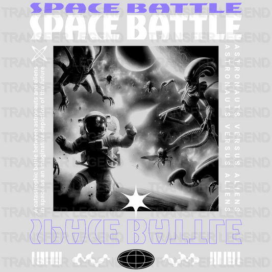 Space Battle Streetwear Design - DTF Heat Transfer - transferlegend