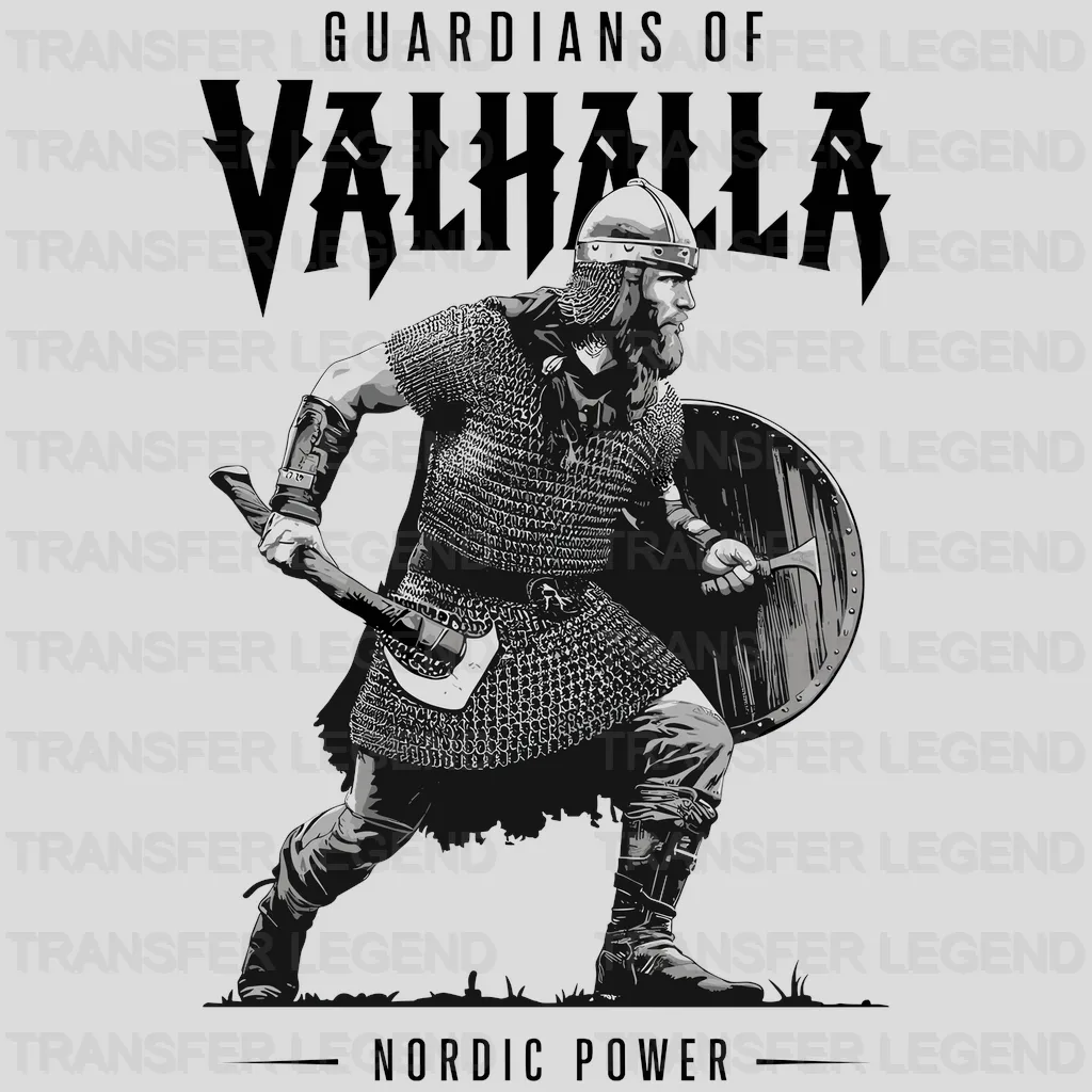 Guardians Of Valhalla Nordic Design - DTF Heat Transfer - transferlegend