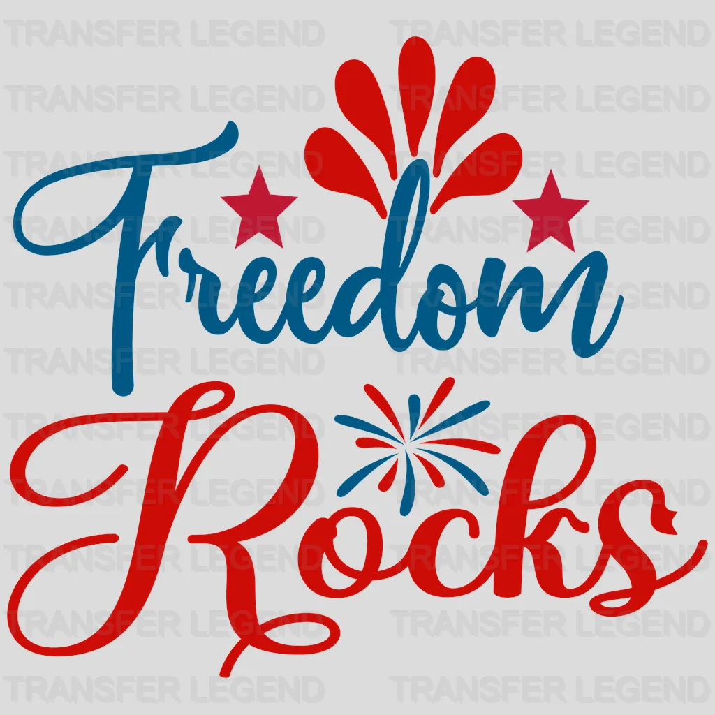 Freedom Rocks DTF Transfer - transferlegend