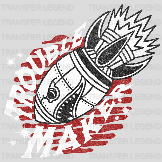 Trouble Maker Streetwear Design - DTF Heat Transfer - transferlegend