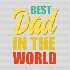 Best Dad In The World Design - DTF heat transfer - transferlegend