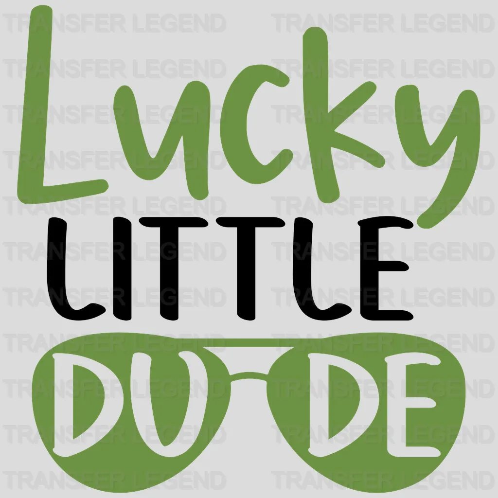 Lucky Little Dude St. Patrick's Day Design - DTF heat transfer - transferlegend