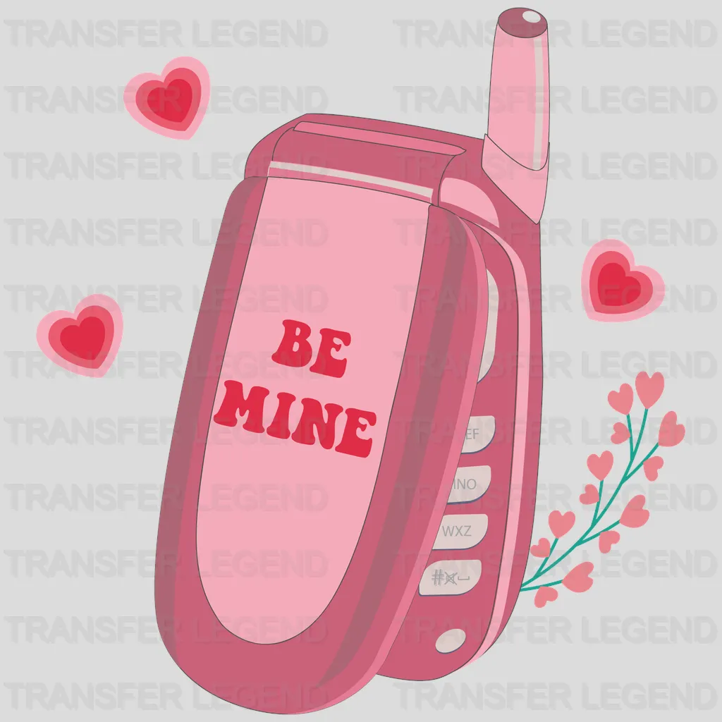 CALL ME AND BE MINE - DTF heat transfer - transferlegend