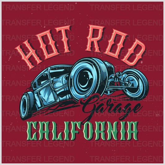 Cars Hot Rod Garage Clasic Car Designs - DTF Heat Transfer - transferlegend