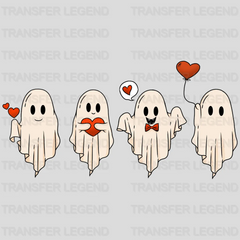 Valentıne Ghosts Cute Valentine's Day Design - DTF heat transfer - transferlegend