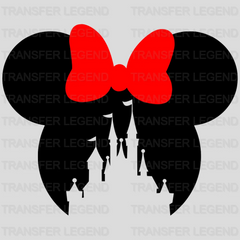 Disney Minnie Head Castle Design - DTF heat transfer - transferlegend