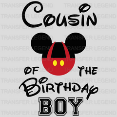 Disney Birthday Boy Family Mickey and Minnie Ears Design - DTF heat transfer - transferlegend