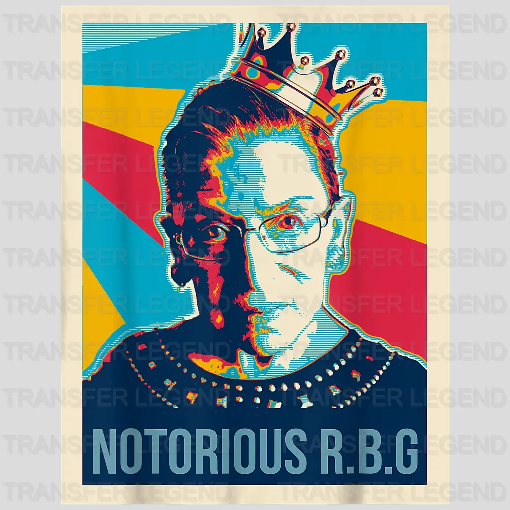 Vintage Notorious RBG Design - DTF heat transfer - transferlegend