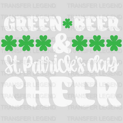 Green Beer St. Patrick's Day Design - DTF heat transfer - transferlegend