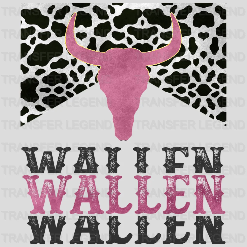 Cow Skull Wallen Design - DTF heat transfer - transferlegend